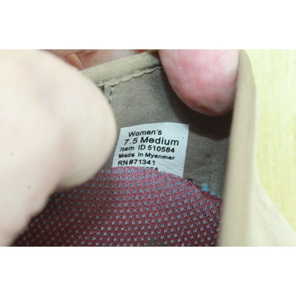 LL Bean Back Cove Stretch Slip-On Brown Gray Suede Nubuck Loden Size 7.5 M - Picture 8 of 9